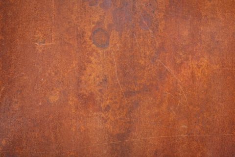 Rusty metal before treatment with Neutrarust rust converter